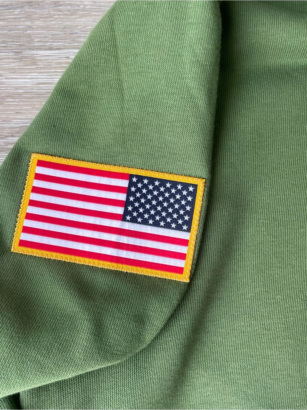 Purdue Boilermakers NCAA Nike Military Appreciation Sweatshirt Sz. L Green